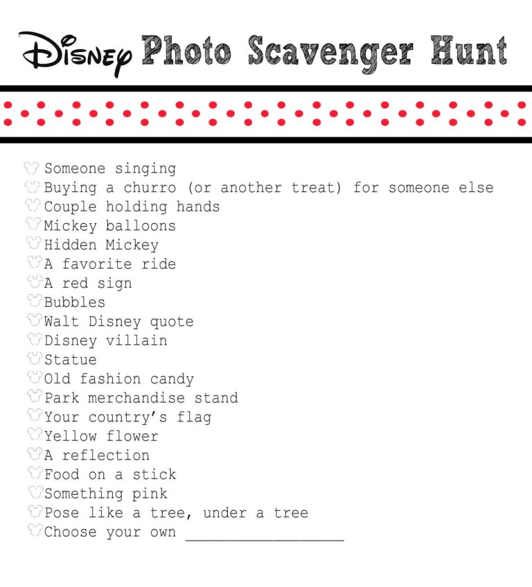 Scavenger Hunt Adventures at Disney World - Passports And Parenting!